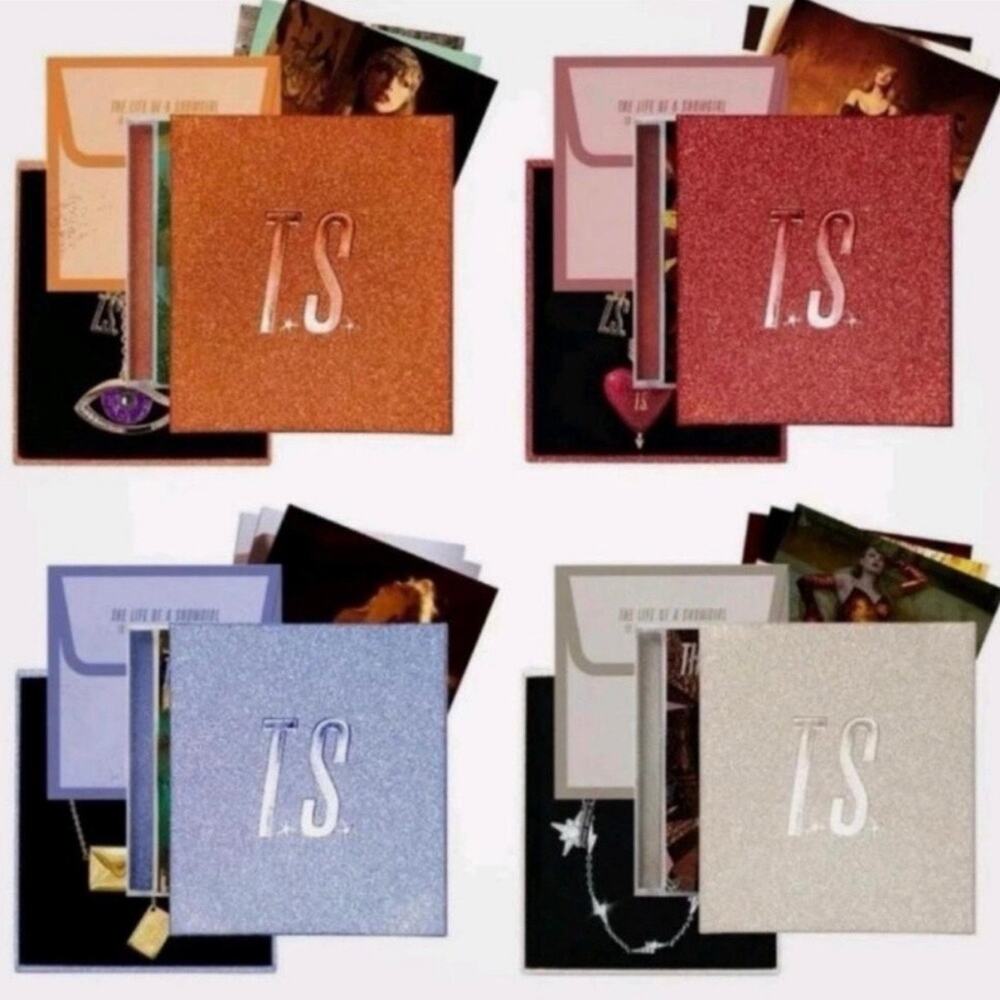 Taylor Swift The Life of a Showgirl Limited Release Deluxe CDs - Set of 4